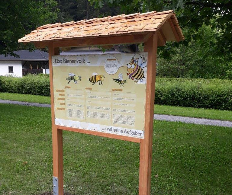 Bienenlehrpfad-Schautafel