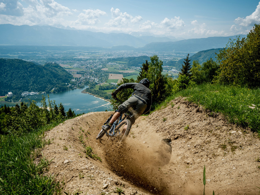 Mountainbike-Fahrer